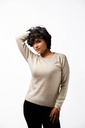 Ladies round neck sweater